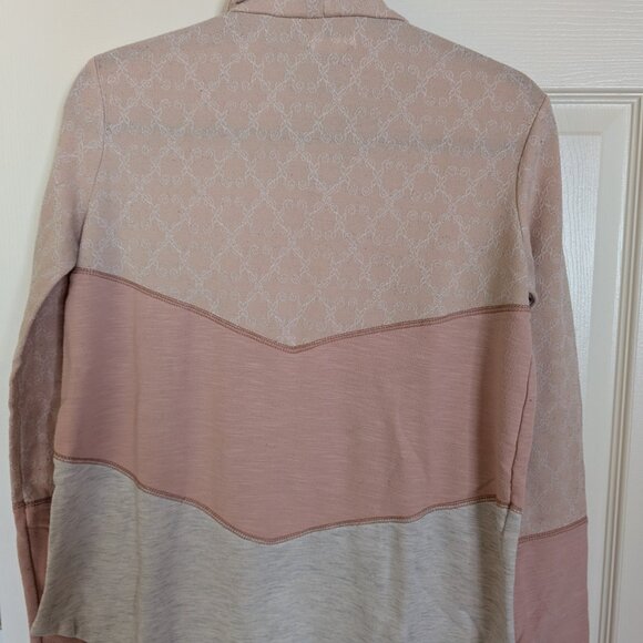 Tri-Color Funnel Neck Sweatshirt - Picture 4 of 4